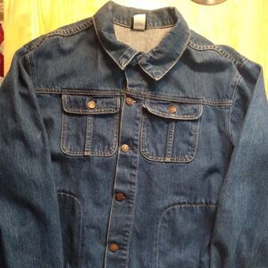 Vintage Levi's Movin' On Blue Denim Trucker Jacket